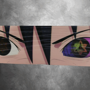 3D стикер за кола Naruto с очите на Sasuke Uchiha Шаринган и Риненган