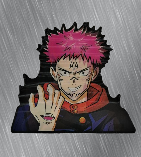 3D стикер за кола Yuji Itadori Jujutsu Kaisen