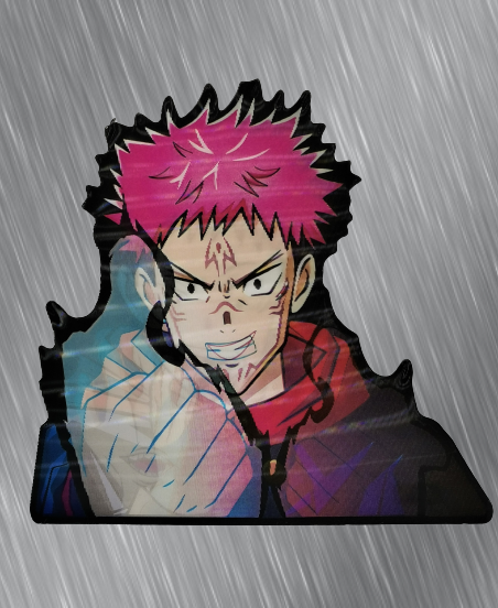 3D стикер за кола Yuji Itadori Jujutsu Kaisen - Image 3