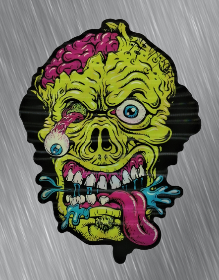 3D стикер за кола Zombie водоустойчив хорър тунинг дизайн