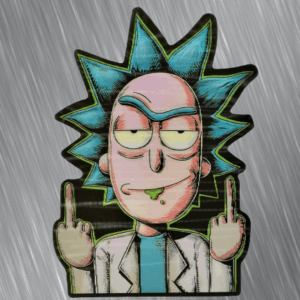 3D стикер за кола Rick от Rick and Morty водоустойчив тунинг