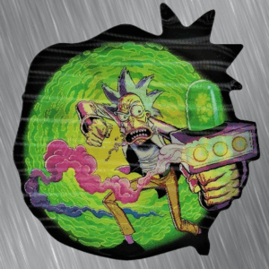 3D стикер за кола Rick and Morty - Hover Image