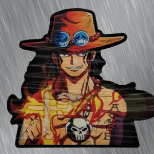3D стикер за кола Portgas D. Ace One Piece - Hover Image