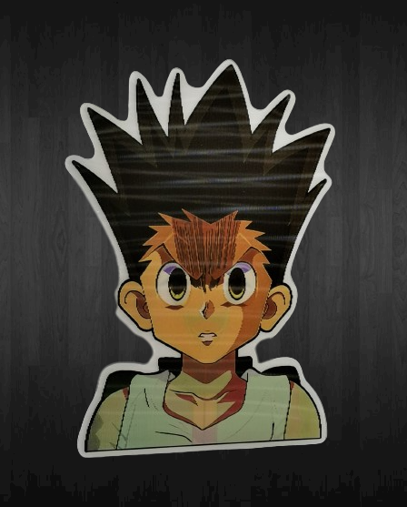 3D стикер за кола Gon Freecss - Духът на Hunter × Hunter - Image 3