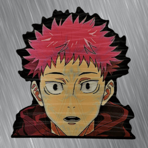 3D стикер за кола Сукуна за фенове на Jujutsu Kaisen - Hover Image