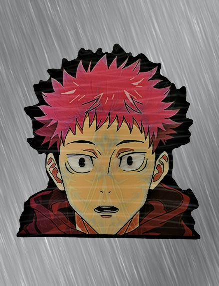 3D стикер за кола Сукуна за фенове на Jujutsu Kaisen - Image 2