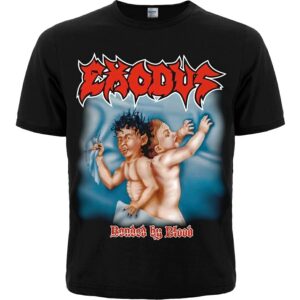 Рок тениска Exodus Bonded by Blood с обложката на албума