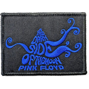 Оригинална нашивка на Pink Floyd със синя бродерия на Dark Side of the Moon