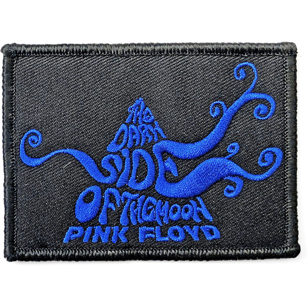 Оригинална нашивка на Pink Floyd със синя бродерия на Dark Side of the Moon