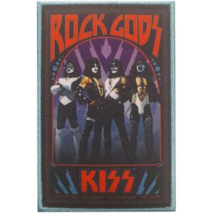 Оригинална вертикална нашивка на KISS с дизайн Rock Gods и членовете на бандата