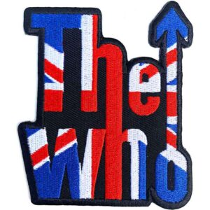 Нашивка The Who с лого в цветовете на британския флаг