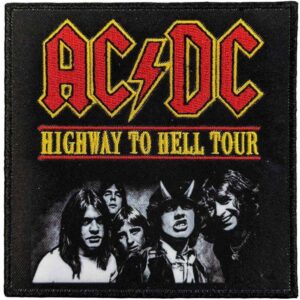 Оригинална нашивка AC/DC Highway to Hell Tour за рок яке