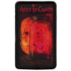Нашивка Alice in Chains с дизайн Jar of Flies върху черен фон.