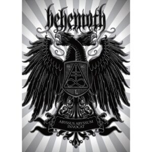 плакат за стена Behemoth с двуглав орел и лого