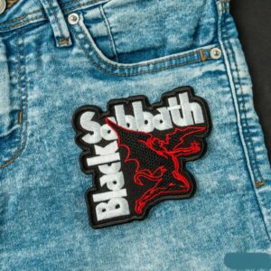 Бродирана нашивка Black Sabbath с ангел за яке - Hover Image