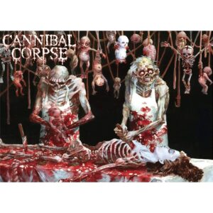 Постер за стена Cannibal Corpse с бруталната илюстрация от албума Butchered at Birth