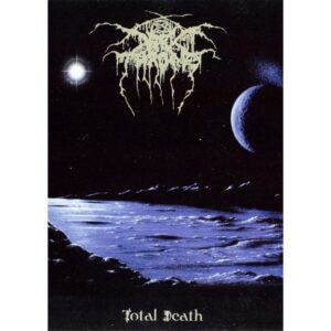 Плакат за стена Darkthrone с планета и нощно небе от албума Total Death