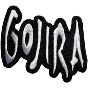 Нашивка GOJIRA лого, бродирана