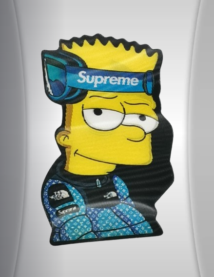 3D стикер за кола Барт Симпсън – Supreme Streetwear - Image 2