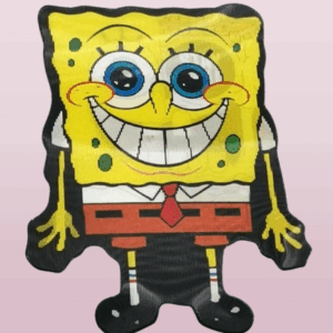Малък 3D стикер за кола SpongeBob Stay Real - Hover Image