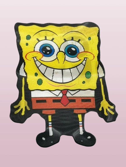 Малък 3D стикер за кола SpongeBob Stay Real - Image 2