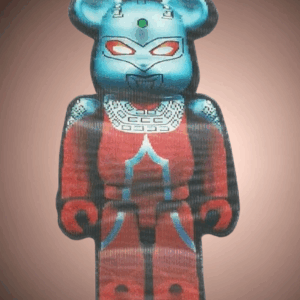 3D стикер за кола Iron Bear супергерой мече - Hover Image
