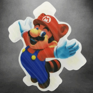 3D аниме стикери за кола Super Mario Тануки за телефон и лаптоп