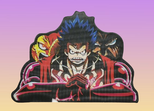 3D стикер за кола или телефон One Piece с Луфи - Image 3