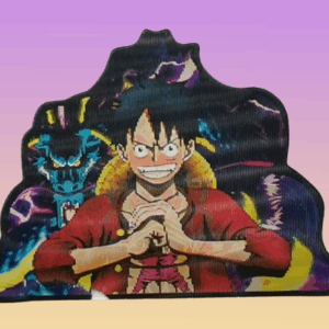 3D аниме стикери за кола One Piece Луфи за телефон сменящи се изображения