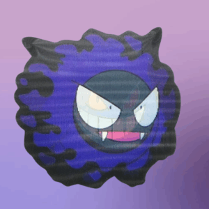 3D стикер за кола Gengar – Мистериозен Pokémon фенове - Hover Image