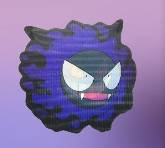 3D стикер за кола Gengar – Мистериозен Pokémon фенове - Image 2