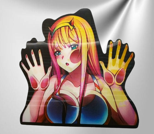 3D стикер за кола Shinobu Kocho – Demon Slayer Waifu - Image 2