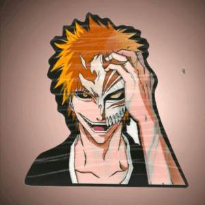 3D стикер за кола Ичиго Куросаки Bleach Холоу маска аниме лепенка