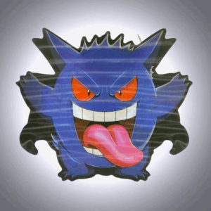 3D стикер за кола Генгар Покемон призрачна лепенка Gengar