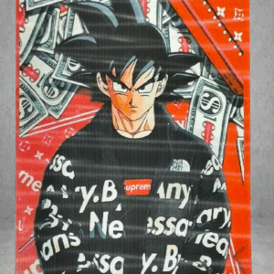 3D стикер за кола Dragon Ball Гоку Supreme Gucci дизайн за лаптоп
