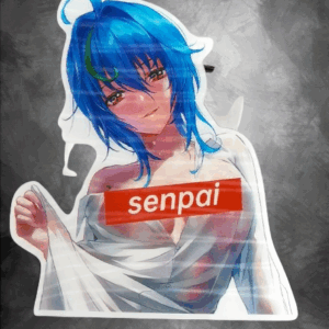 3D стикер за кола Xenovia Quarta еротичен аниме дизайн Waifu за лаптоп