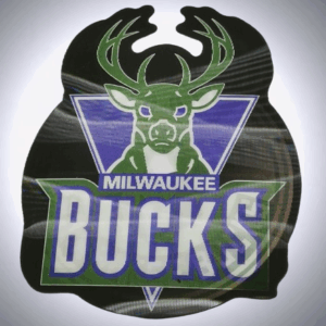3D стикер за кола Milwaukee Bucks NBA лого за спортен тунинг