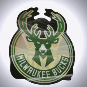 3D Стикер за кола Milwaukee Bucks - Hover Image