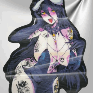 3D Стикер за кола Gyaru Albedo – Провокативно аниме - Hover Image