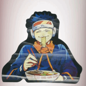 3D Стикер за кола Naruto & Obito – Аниме енергия - Hover Image