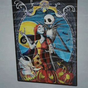3D Стикер за Кола The Nightmare Before Christmas - Джак и Сали - Hover Image