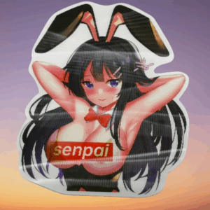 3D Стикер за кола Mai Sakurajima – Предизвикателен стил - Hover Image