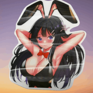3D стикер за кола Mai Sakurajima секси аниме дизайн за тунинг