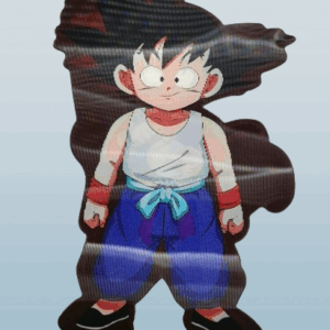 3D стикер за кола Сон Гоку аниме дизайн за лаптоп Dragon Ball