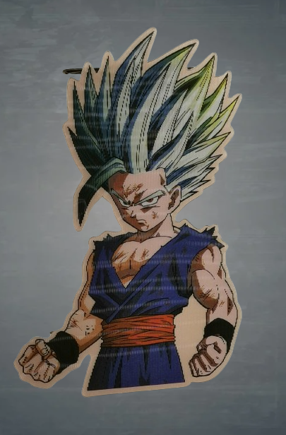 3D стикер за кола Gohan Super Saiyan – Dragon Ball Z мощ - Image 2