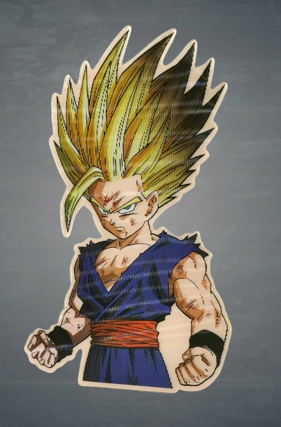 3D стикер за кола и мотор Gohan Super Saiyan аниме дизайн