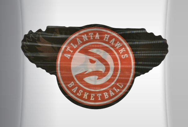 3D Стикер за кола Atlanta Hawks – Баскетболен тунинг - Image 3