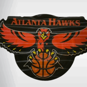 3D стикер за кола Atlanta Hawks NBA лого за спортна декорация
