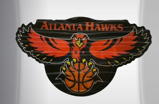 3D стикер за кола Atlanta Hawks NBA лого за спортна декорация