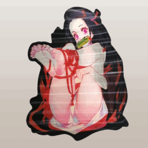 3D стикер за кола Nezuko Kamado – Аниме арт дизайн - Hover Image